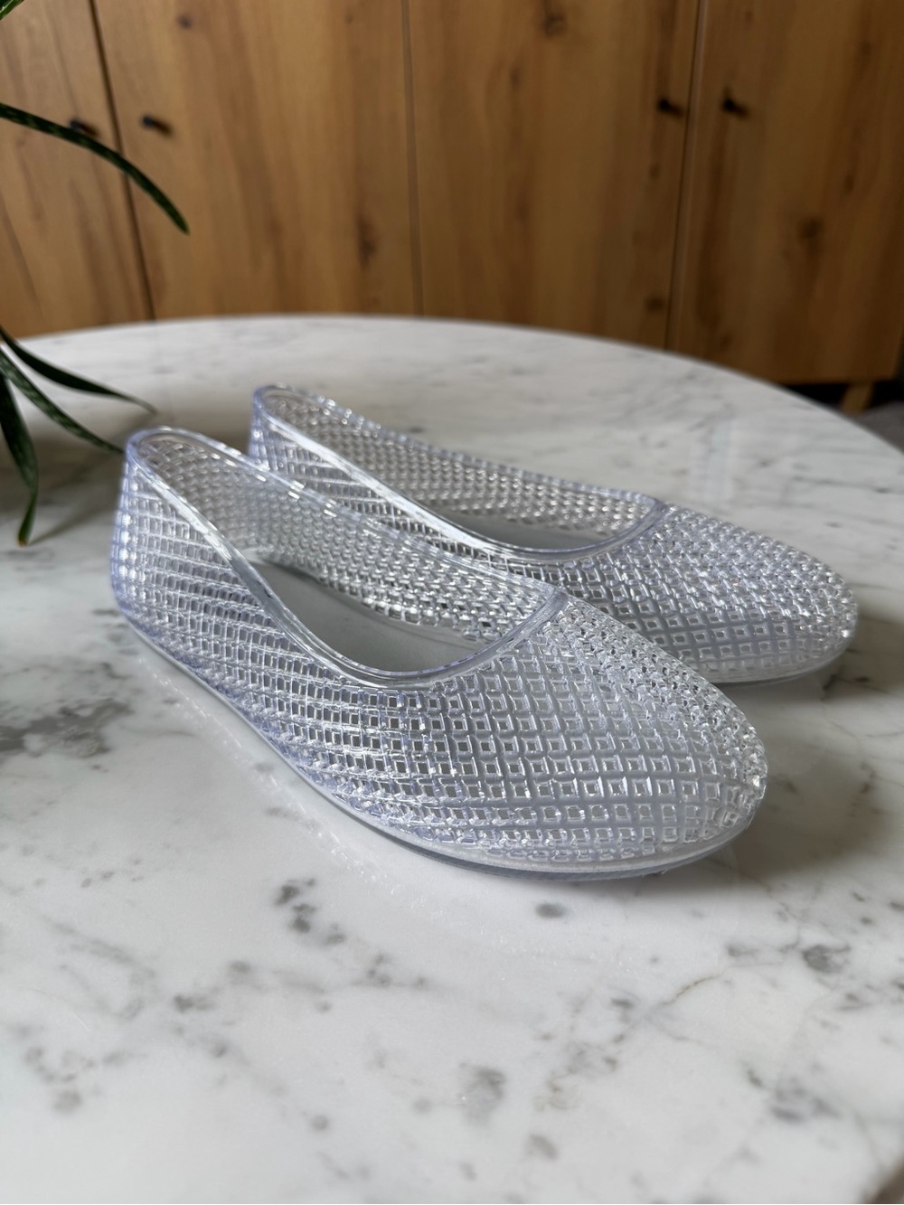 MIA Clear Jelly Ballet Flats